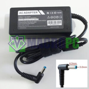 cargador hp 45w 19.5v 2.31a punta azul