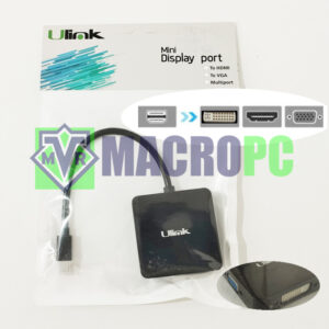 adaptador mini displayport a hdmi vga dvi