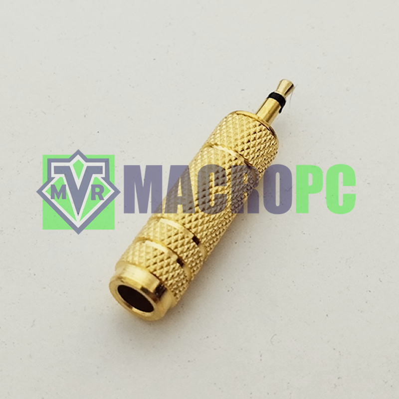 adaptador plug 3.5mm a 6.35mm hembra