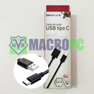 cable de carga tipo c de 1mt bestlink