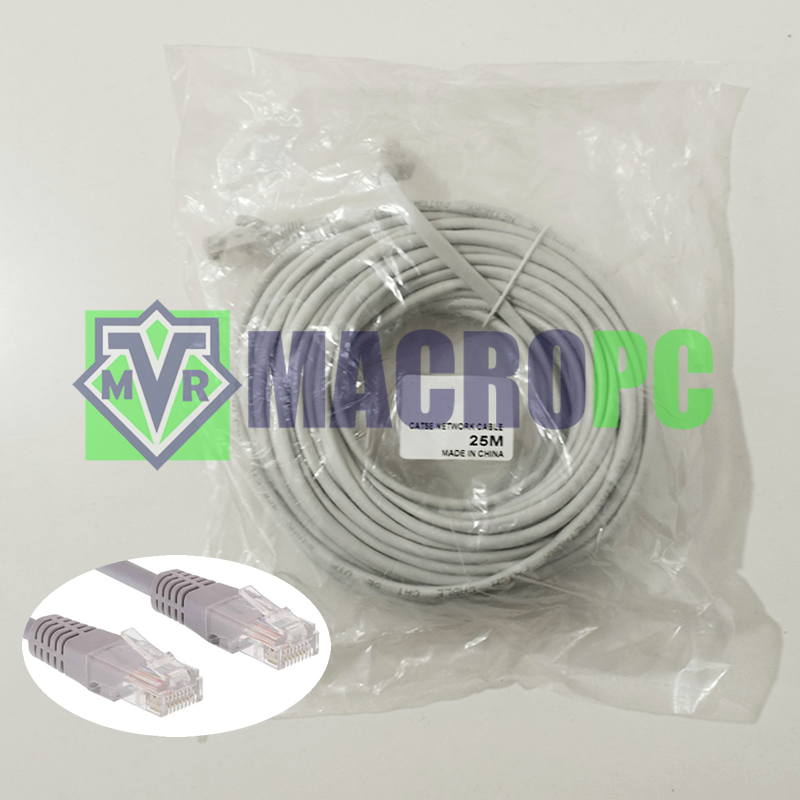 Cable de red 25mts cat5e MACROPC